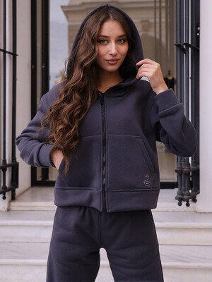 Купить Бавовняний теплий костюм із худі LINGERIE 170688 в Украина в Lingerie.ua - Одяг для дому та відпочинку, Фото 7