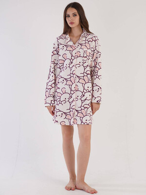 Купить Флисовый халат короткий на пуговицах VIENETTA 3052130274 в Украина