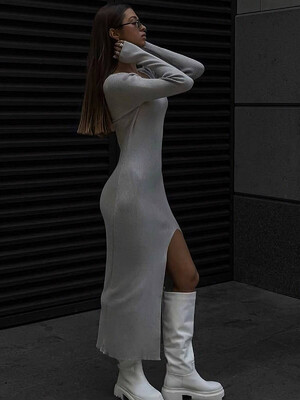 Купить ОПТОМ Платье длинное с разрезом Little Secret 0326 в Украина в Lingerie.ua - Одяг для дому та відпочинку, Фото 8