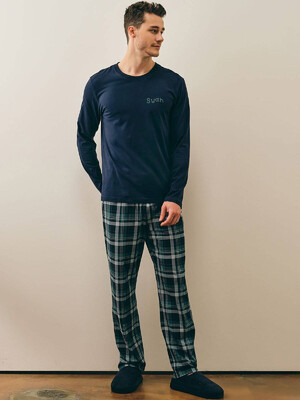 Купить Хлопковая пижама с брюками HAYS 27507 в Украина в Lingerie.ua - Одяг для дому та відпочинку, Фото 2