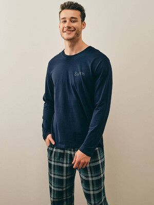 Купить Хлопковая пижама с брюками HAYS 27507 в Украина в Lingerie.ua - Одяг для дому та відпочинку, Фото 6