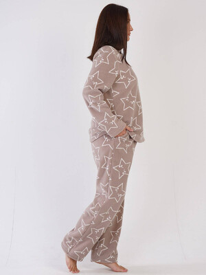 Купить Флисовая пижама большого размера VIENETTA 3040430157 в Украина в Lingerie.ua - Одяг для дому та відпочинку, Фото 2