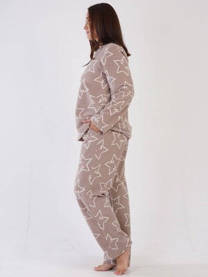 Купить Флисовая пижама большого размера VIENETTA 3040430157 в Украина в Lingerie.ua - Одяг для дому та відпочинку, Фото 3