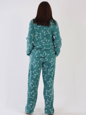 Купить Флисовая пижама большого размера VIENETTA 3040430157 в Украина в Lingerie.ua - Одяг для дому та відпочинку, Фото 4