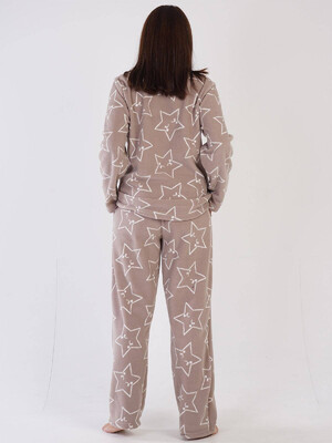 Купить Флисовая пижама большого размера VIENETTA 3040430157 в Украина в Lingerie.ua - Одяг для дому та відпочинку, Фото 6