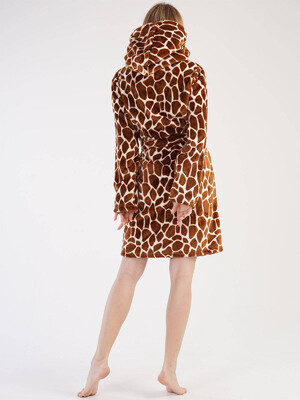 Купить Плюшевый теплый халат с капюшоном VIENETTA 3030720417 в Украина в Lingerie.ua - Одяг для дому та відпочинку, Фото 5