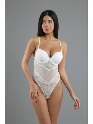 Купить Боди с чашкой push up кружевное V NEW BRA 335081 в Украина в Lingerie.ua - Одяг для дому та відпочинку, Фото 14