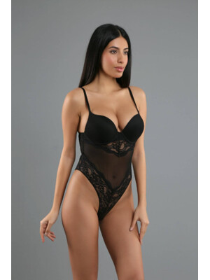 Купить Боди с чашкой push up кружевное V NEW BRA 335081 в Украина в Lingerie.ua - Одяг для дому та відпочинку, Фото 8