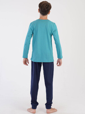 Купить Хлопковый комплект с длинным рукавом VIENETTA KIDS 3060290000 в Украина в Lingerie.ua - Одяг для дому та відпочинку, Фото 3