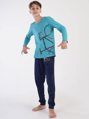 Купить Хлопковый комплект с длинным рукавом VIENETTA KIDS 3060290000 в Украина в Lingerie.ua - Одяг для дому та відпочинку, Фото 5