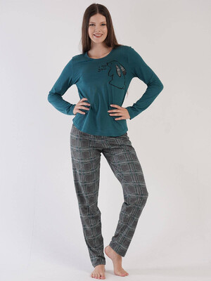 Купить Трикотажный комплект женский VIENETTA 3041435849 в Украина в Lingerie.ua - Одяг для дому та відпочинку, Видео