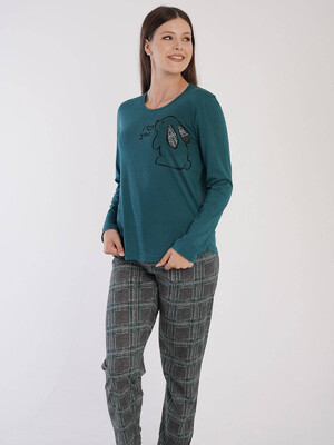 Купить Трикотажный комплект женский VIENETTA 3041435849 в Украина в Lingerie.ua - Одяг для дому та відпочинку, Фото 2