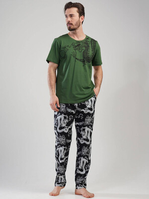 Купить Трикотажная пижама с брюками VIENETTA MAN 1114291223 в Украина в Lingerie.ua - Одяг для дому та відпочинку, Фото 3