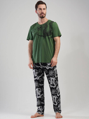 Купить Трикотажная пижама с брюками VIENETTA MAN 1114291223 в Украина в Lingerie.ua - Одяг для дому та відпочинку, Фото 5