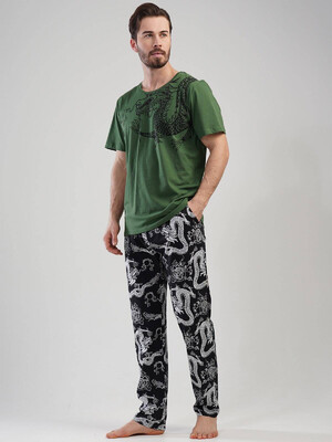 Купить Трикотажная пижама с брюками VIENETTA MAN 1114291223 в Украина в Lingerie.ua - Одяг для дому та відпочинку, Фото 8