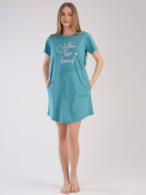 Купить Хлопковая туника с карманами VIENETTA 2111860000 в Украина в Lingerie.ua - Одяг для дому та відпочинку, Фото 4