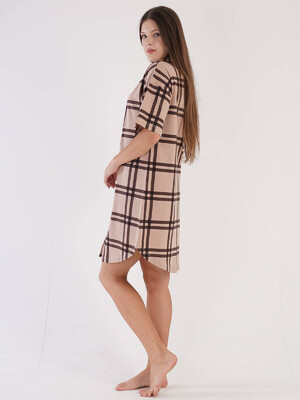 Купить Бавовняний жіночий халат на ґудзиках VIENETTA 3040985372 в Украина в Lingerie.ua - Одяг для дому та відпочинку, Фото 5