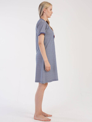 Купить Хлопковая ночная сорочка с коротким рукавом VIENETTA 3050991913 в Украина в Lingerie.ua - Одяг для дому та відпочинку, Фото 4