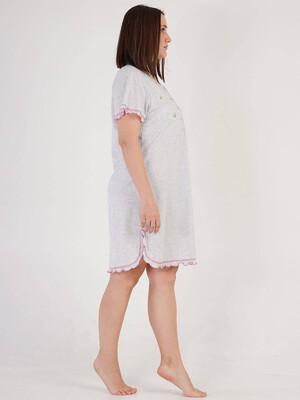 Купить Хлопковая ночная сорочка с рюшиками VIENETTA 3020020000 в Украина в Lingerie.ua - Одяг для дому та відпочинку, Фото 2