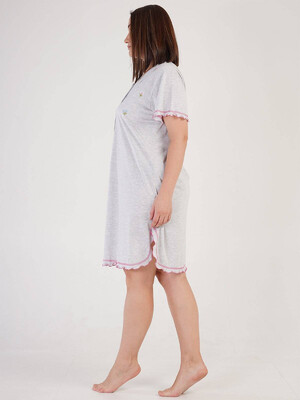 Купить Хлопковая ночная сорочка с рюшиками VIENETTA 3020020000 в Украина в Lingerie.ua - Одяг для дому та відпочинку, Фото 4