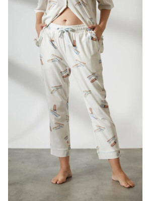 Купить Хлопковая пижама на пуговицах с коротким рукавом HAYS 36145 в Украина в Lingerie.ua - Одяг для дому та відпочинку, Фото 19