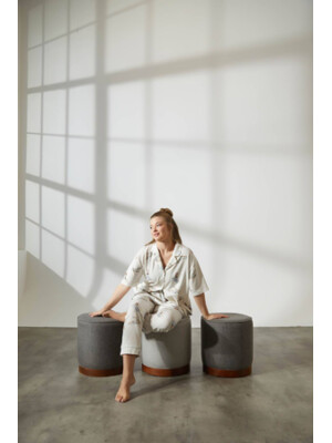 Купить Хлопковая пижама на пуговицах с коротким рукавом HAYS 36145 в Украина в Lingerie.ua - Одяг для дому та відпочинку, Фото 7