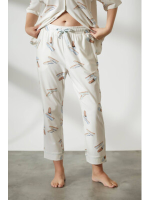 Купить Хлопковая пижама на пуговицах с коротким рукавом HAYS 36145 в Украина в Lingerie.ua - Одяг для дому та відпочинку, Фото 8