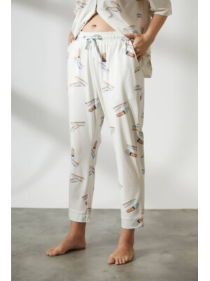 Купить Хлопковая пижама на пуговицах с коротким рукавом HAYS 36145 в Украина в Lingerie.ua - Одяг для дому та відпочинку, Фото 9