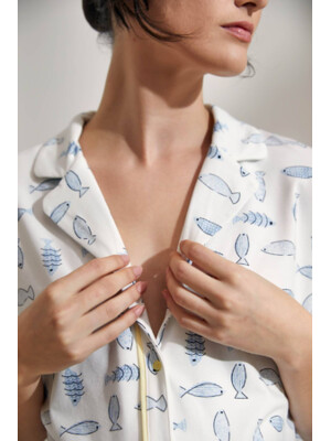 Купить Хлопковый комплект с коротким рукавом HAYS 36180 в Украина в Lingerie.ua - Одяг для дому та відпочинку, Фото 3