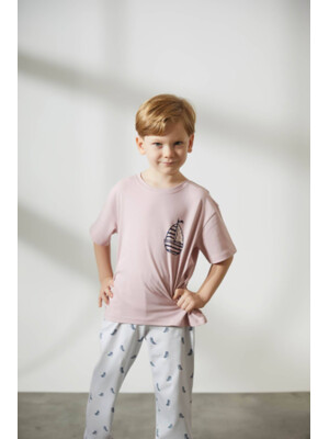 Купить Хлопковый детский комплект из футболки и брюк HAYS 36200 в Украина в Lingerie.ua - Одяг для дому та відпочинку, Фото 2