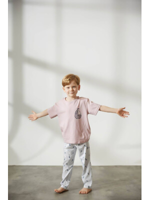 Купить Хлопковый детский комплект из футболки и брюк HAYS 36200 в Украина в Lingerie.ua - Одяг для дому та відпочинку, Фото 4