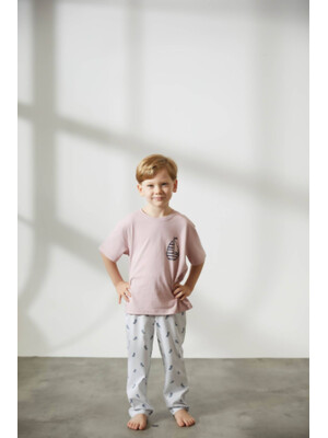 Купить Хлопковый детский комплект из футболки и брюк HAYS 36200 в Украина в Lingerie.ua - Одяг для дому та відпочинку, Фото 5