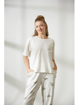 Купить Хлопковый комплект из футболки и брюк HAYS 36304 в Украина в Lingerie.ua - Одяг для дому та відпочинку, Фото 10