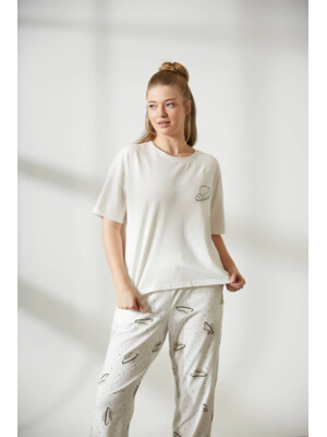 Купить Хлопковый комплект из футболки и брюк HAYS 36304 в Украина в Lingerie.ua - Одяг для дому та відпочинку, Фото 7