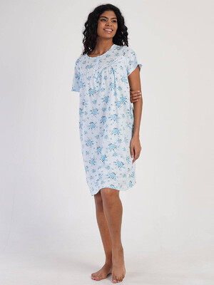 Купить Бавовняна нічна сорочка з коротким рукавом VIENETTA 1616790647 в Украина в Lingerie.ua - Одяг для дому та відпочинку, Фото 3