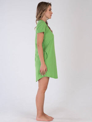 Купить Хлопковая туника с коротким рукавом VIENETTA 3100020000 в Украина в Lingerie.ua - Одяг для дому та відпочинку, Фото 2