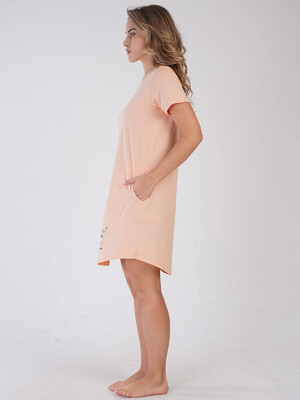 Купить Хлопковая туника с коротким рукавом VIENETTA 3100120000 в Украина в Lingerie.ua - Одяг для дому та відпочинку, Фото 8