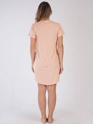 Купить Хлопковая туника с коротким рукавом VIENETTA 3100120000 в Украина в Lingerie.ua - Одяг для дому та відпочинку, Фото 3