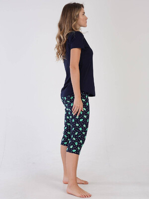 Купить Хлопковый комплект с капри VIENETTA 3100458873 в Украина в Lingerie.ua - Одяг для дому та відпочинку, Фото 4