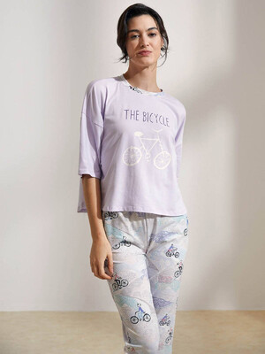 Купить Хлопковый комплект из футболки и брюк HAYS 36223 в Украина в Lingerie.ua - Одяг для дому та відпочинку, Фото 2