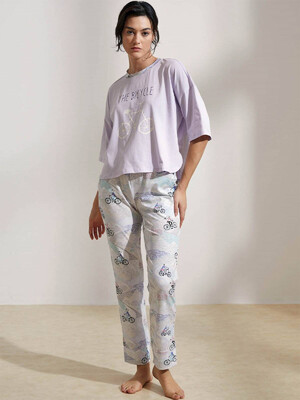 Купить Хлопковый комплект из футболки и брюк HAYS 36223 в Украина в Lingerie.ua - Одяг для дому та відпочинку, Фото 4