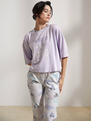 Купить Хлопковый комплект из футболки и брюк HAYS 36223 в Украина в Lingerie.ua - Одяг для дому та відпочинку, Фото 6