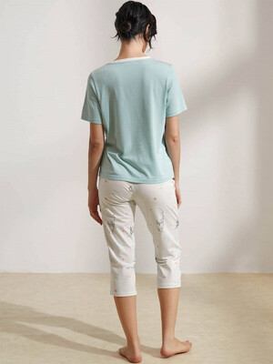 Купить Хлопковый комплект с капри HAYS 36239 в Украина в Lingerie.ua - Одяг для дому та відпочинку, Фото 2