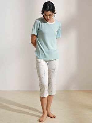 Купить Хлопковый комплект с капри HAYS 36239 в Украина в Lingerie.ua - Одяг для дому та відпочинку, Фото 3