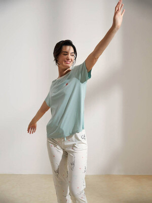 Купить Хлопковый комплект с капри HAYS 36239 в Украина в Lingerie.ua - Одяг для дому та відпочинку, Фото 4