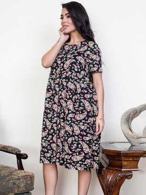 Купить Халат на молнии с коротким рукавом COCOON J3-3041 в Украина в Lingerie.ua - Одяг для дому та відпочинку, Фото 2