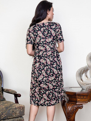 Купить Халат на молнии с коротким рукавом COCOON J3-3041 в Украина в Lingerie.ua - Одяг для дому та відпочинку, Фото 4