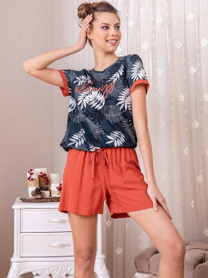 Купить Комплект из футболки и шорт MISSENDO J4465 в Украина в Lingerie.ua - Одяг для дому та відпочинку, Фото 1