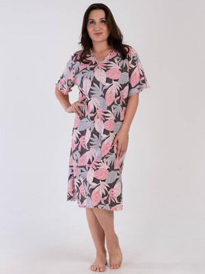 Купить Хлопковая ночная сорочка с коротким рукавом VIENETTA 3100334027 в Украина в Lingerie.ua - Одяг для дому та відпочинку, Фото 2