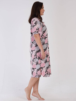 Купить Хлопковая ночная сорочка с коротким рукавом VIENETTA 3100334027 в Украина в Lingerie.ua - Одяг для дому та відпочинку, Фото 3